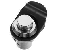 UTHCLO Push Button Latch Alloy Push Close Lock with Plum Blossom Pin Cylinder for Boat Box Cabinet Security Effortless Retractable Impact Operation Tamper-Resistant Industrial Door Lock