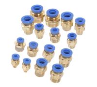 UTHCLO Quick Release Air Hose Fitting Assorted Straight Coupler Connectors for Air Compressors Pressure Washers Tight Seal Leak and Disconnect for Mechanical and Engineering Use