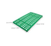 UTHCLO Rabbit Cage Mat Pad Base Plate for Pet Bunny Litter Tray and Cage Liner Easy to Clean Odor Reducing Bedding Mat for Healthy Rabbit Environment