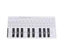 UTHCLO Ratio Comparison Chart High-strength Coated Piano Aid Note Reference for Student Learning