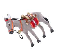 UTHCLO Realistic Miniature Donkey Figurine Animal Model for Preschool Education and Interactive Play Farm for Home Kindergarten and Museums Versatile Learning Figure for Random Color