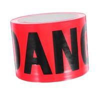 UTHCLO Red Caution Tape Roll Non-adhesive Safety Warning Barrier Ribbon for Crime Scene Construction Sites Weatherproof Elastic PE Material