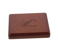 UTHCLO Reed Storage Case for Alto Tenor Soprano Saxophone and Clarinet Double-sided Scratch-resistant Holder for Up to Reeds with Artistic Finish