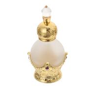 UTHCLO Refillable Empty Perfume Bottle for Liquids and Lotion, Elegant Golden Fragrance Holder with Retro Style, Multi-purpose Packaging Bottle for Travel and Home Use