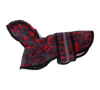 UTHCLO Reflective Dog Raincoat for Small Dogs and Cats Wear-resistant Polyester Hooded Rain Jacket in Spring and Summer Rainy Season Sizes Xs to 4xl