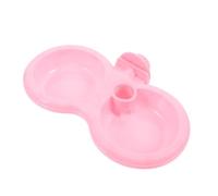 UTHCLO Removable Hanging Dog Water Bowl Double Bowls for Crates Pet Cage Food Dish Spill-resistant Reusable Plastic Feeding Station for Dogs and Cats