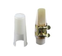 UTHCLO Replacement Resin Alto Saxophone Head Saxophone Accessory in White, Designed to Sound Loudness and Deliver Natural Tone for Musical Performance