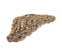 UTHCLO Reptile Hammock and Lizard Hanging Bed, Natural Grass Weave Hanging Resting Platform for Bearded Dragons and Snakes, Sturdy Pet Accessory for Terrarium Habitat