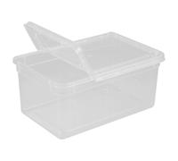 UTHCLO Reptile Terrarium Enclosure Small Acrylic Habitat Box for Turtles Spiders Frogs Geckos Crabs Snails with Lid Suitable for Pet Breeding and Incubation