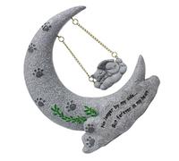 UTHCLO Resin Cat Memorial Stone Pet Grave Ornament for Garden and Indoor Use Lifelike Texture Weatherproof Memorial Tombstone for Cherished Cats Suitable for Personalised Tribute and