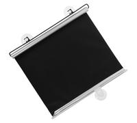 UTHCLO Retractable Blackout Roller Blinds with Suction Cups for Home and Travel, Thermal Insulation and Blackout Performance, Made from Titanium Silver Cloth and Irons, Stylish Modern