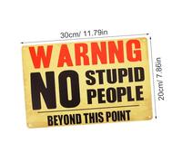 UTHCLO Retro Style Private Property Sign Iron Warning Caution Plaque for Garden Courtyard Home Decor Attention-grabbing Design
