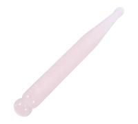UTHCLO Rose Quartz Massage Stick for Acupressure and Muscle Relaxation, Natural Crystal Guasha Tool for Full Body and Facial Massage, Portable Jade Beauty Scraping Wand for Skin Vitality