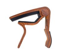 UTHCLO Rosewood Key Trigger Capo for Folk Guitar Ukulele Violin Bass Aluminum Alloy Clip Quick Tune Change Clamp Wear Resistant and Even Force for Accurate Playing
