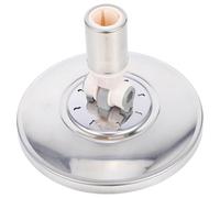 UTHCLO Rotating Mop Head Disc Replacement Base Stainless Steel Mop Handle Adapter Cleaning Head Compatible for Home and Commercial Use