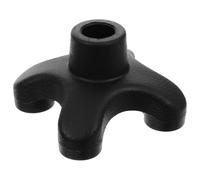 UTHCLO Rubber Non-Slip Walking Stick Tips for Elderly Cane Four-Leg Soft Crutch Feet, Trekking Pole Anti-Skid Replacement Accessories for Outdoor Mobility Aid