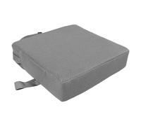 UTHCLO ’s Dining Chair Booster Seat Cushion, Breathable Grey Mesh Highchair Insert Pad with Non-Slip Bottom and Adjustable Straps, 3-Inch Height Booster Seat for Kitchen and Dining Chairs