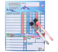 UTHCLO ’s Reward Chart Magnetic Behavior Chart with Cartoon Design, Reusable Dry Erase Household Chore Calendar for Boys, Convenient Accessory for Home and School Planning Random Random