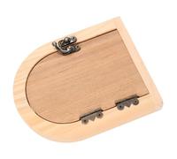UTHCLO Safety Outlet Covers Wooden Fairy Door Design Electrical Socket Protector for Pets Nursery Safety Shock Prevention Wall Decor