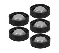 UTHCLO Screw Caps Glass Bottle Cap 38-400 Phenolic Resin for Round Bottles Anti Splash Seal 5pcs Set for Brewing and Storage