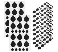 UTHCLO Self-adhesive Blackout Stickers 10.5x6.4cm for Cover and Router Light, Privacy Protection Dimming Stickers for LED Lights and Electronics