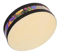 UTHCLO Sheepskin 8-Inch Ocean Wave Drum Percussion Instrument for Beginners, Round Wave Sound Hand Drum Suitable for Yoga Meditation and Adult Musical Practice