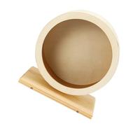 UTHCLO Silent Wooden Hamster Wheel Medium Anti-bite Anti-slip Small Animal Exercise Wheel for Hedgehogs Squirrels and Dwarf Pets Easy to Clean Running Accessory