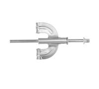 UTHCLO Silver Stainless Steel Snare Drum Lugs Connector Low-mass Bridge Style Design Enhancing Sustain Resonance for Drum Set Accessories