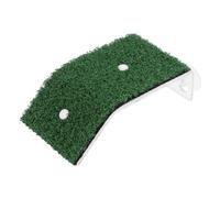 UTHCLO Simulated Lawn Turtle Drying Platform Small Reptile Basking Ramp Aquarium Ornament for Frogs Turtles Newts Fish Tank Decoration