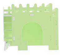 UTHCLO Small Animal Hideout House for Hamsters Guinea Pigs Squirrels PVC Cage Hideaway for Sleeping Hiding and Relaxing Cozy Villa for Small Pets