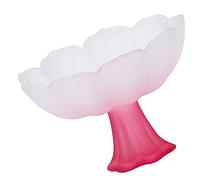 UTHCLO Small Lotus Shaped Footed Tea Cup Azure Stone Rice Wine Cup for Home Bar and Restaurant Use Elegant Design for Tea Lovers and Gatherings