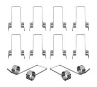 UTHCLO Small Metal Torsional Springs 6 Pcs for Trash Can Lid Replacement Suitable for Household and Outdoor Waste Bins