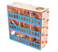 UTHCLO Small Pet Maze Wooden 8-Inch Hamster Tunnel for Dwarf Hamsters Gerbils and Mice Agility Exercise and Environmental Enrichment