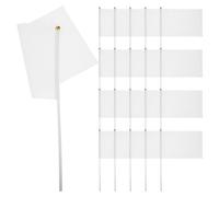 UTHCLO Small Welsh Flags on Sticks Easy to Assemble 48pcs Hand-cranked Flag Set Made of Polyester and Plastic Great for Holding and Waving for Car Racing and Sporting Events