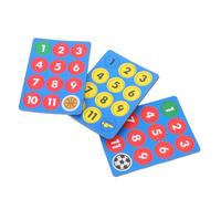 UTHCLO Soccer and Basketball Tactical Board Magnets Set - Numbered Magnetic Player Pieces for Coaching Whiteboard, 3pcs Pack, Magnetic Soccer Clipboard Accessories for Sports Strategy