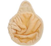 UTHCLO Soft Beige Cat Hammock Bed for Indoor Cats with Scratch Board for Climbing Jumping and Relaxing by Bedside Window Seat