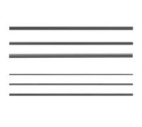 UTHCLO Solid Carbon Fiber Rod 10cm Insert Stick for Fishing Rod Repair 6pcs Quick Installation and Sturdy Fix for Broken Fishing Pole for Freshwater and Coastal Environments
