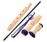 UTHCLO Soprano Recorder Musical Instrument for Beginner German Style Flute with High-pitched Tone Easy to Play Suitable for S Music Education