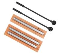 UTHCLO Sound Therapy Tools 2 Sets Meditation Percussion Chimes with Mallet Wooden Wind Chimes for Yoga Relaxation Classroom Attention Getters