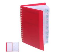 UTHCLO Spiral Password Keeper Book Multifunctional Log A6 with Smooth Writing with Alphabetical Index Tabs Pp and Paper Material for Seniors for Personal Use and Gifting