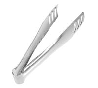 UTHCLO Stainless Steel Food Tong with Square Head Lightweight and Cooking and Grilling Tong for BBQ Steak Pasta and Buffet Serving Convenient Hot Plate Gripper for Kitchen and Outdoor Use