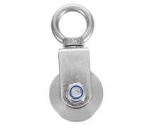 UTHCLO Stainless Steel Groove Wheel Pulley with Ball Bearings U-shaped Cable Pulley Wheel for Heavy Lifting Industrial Gym Traction Systems Smooth Quiet Operation and Design