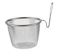 UTHCLO Stainless Steel Pasta Basket with Handle Short Handle Ramen Strainer for Hot Pot and Noodle Dishes Japanese Style Fine Mesh Cooking Spoon Kitchen Colander