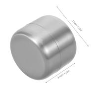 UTHCLO Stainless Steel Pill Organizer Compact Round Travel Medicine Storage Box Portable Airtight Metal Container Small Pocket-Sized Pill Holder for Outdoor Use