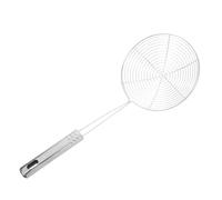 UTHCLO Stainless Steel Skimmer Spoon with Handle Fine Mesh Strainer Ladle for Frying Pasta Dumplings Multifunctional Cooking Utensil Quick Scooping Easy to Clean Kitchen Tool