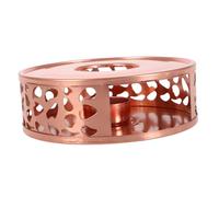 UTHCLO Stainless Steel Tea Warmer Base with Hollow Elegant Design Rapid Heating Candle Heater for Teapot Multifunctional Warm Beverage for Home and Office