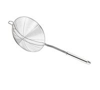 UTHCLO Stainless Steel Wire Skimmer Spoon Colander with Double Coil Strainer Heat Resistant Handle for Kitchen Frying Hot Pot Pasta Noodles Diameter Dishwasher Safe Food Serving Ladle
