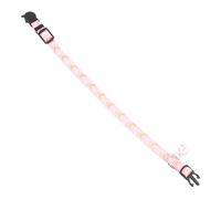 UTHCLO Star and Moon Cat Collar for Kitten and Cat, Pink Microfiber Breathable and Cozy Material with Chic Pendant for Daily Wear and Photos