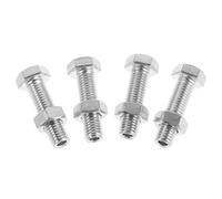 UTHCLO Steel Wire Rope Attachment Bolt 4Pcs Pulley Machine Cable Fixing Screw for Gym Cable Attachment, Fitness Equipment Wire Rope Connector, M12x52mm, High-Intensity Gym Training,