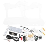 UTHCLO String Lyre Harp DIY Electronic Soldering Kit with Transparent Shell Reusable Electronic Components for Custom Musical Instrument Assembly and Educational Practice